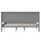 Flash Furniture Gray King Wooden Platform Bed with Headboard MG-09003KB-K-GRYWSH-GG - alternate 4